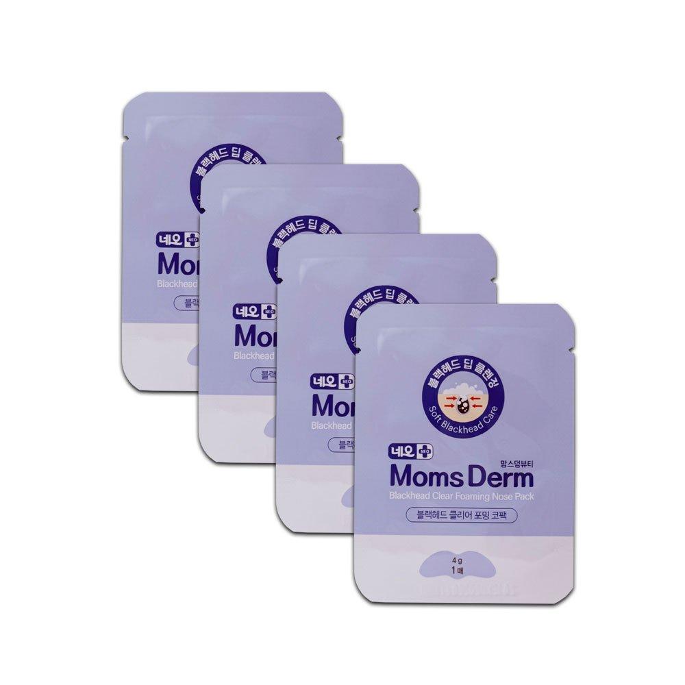 Neo Moms Derm Beauty Blackhead Clio Forming Nose Pack 4 Pieces, 8 Pieces