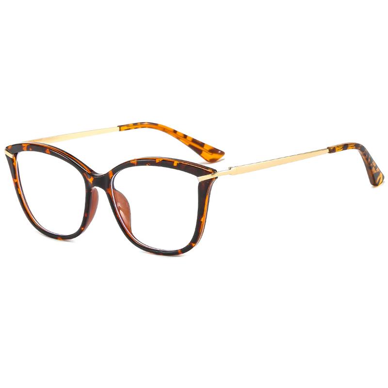 Champagne Cat Eye Prescription Glasses 0 -0.5 -0.75 To -6.0 Astigmatism Blue Light Blocking Women Minus Diopter Eyewear