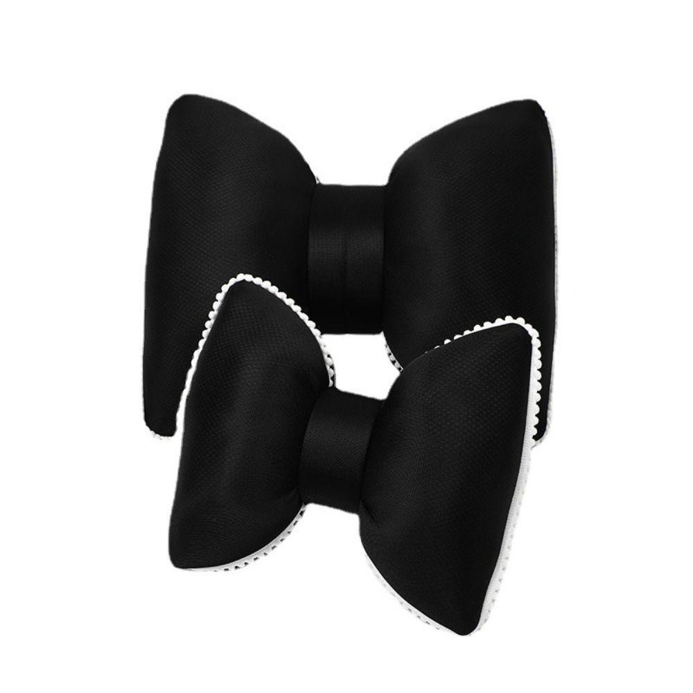 Ergonomic Neck Pillow Breathable Ice Silk Pillow Cute Car Headrest Pillow Auto