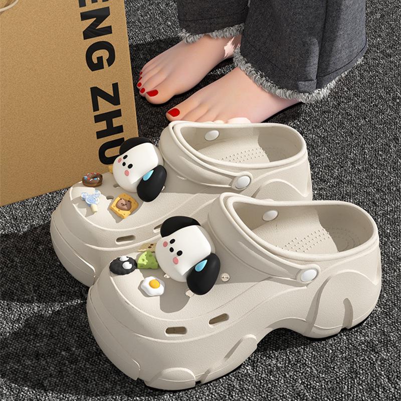 Women's Thick-Soled Height-Increasing Platform Beach Clog Sandals