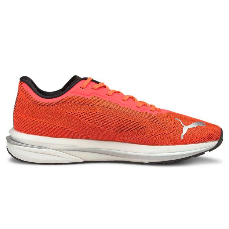 Puma Velocity Nitro Lava Blast Women Sneakers Red Black Silver 195697-01