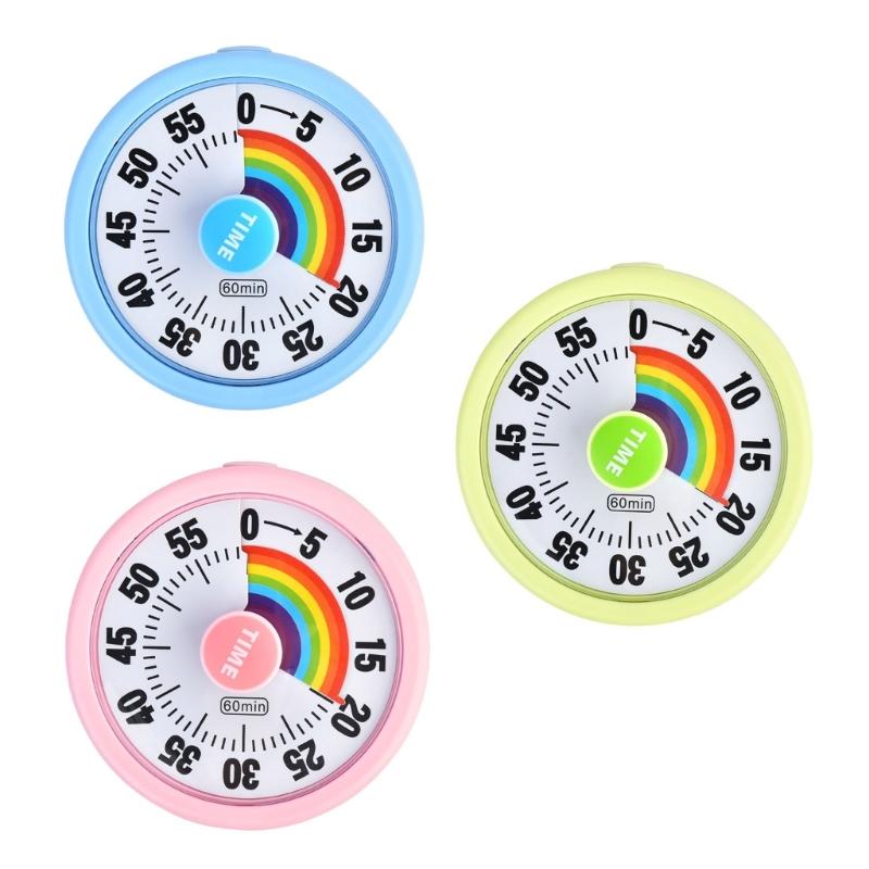 Easy Operation Rotary Timer For Cooking Study Exercise Time Management Tool Countdowns Alarm Clock for Kitchen