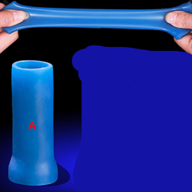 Men's Silicone Penis Sleeve & Exerciser with Elastic Sealing Ring
