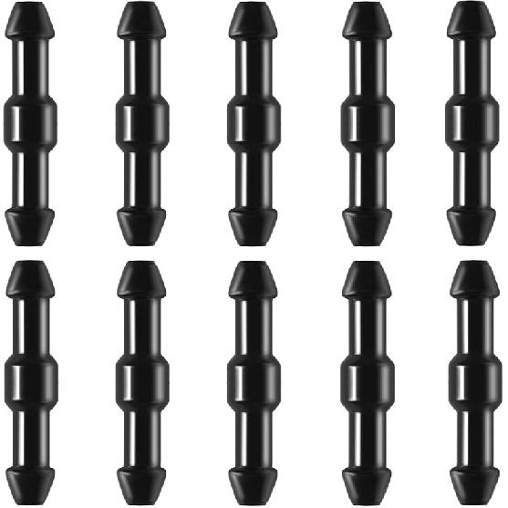 OTUAYAUTO Universal Windshield Washer Hose Connectors, I-Type Wiper Hose Connectors Adapters for Windshield Washer Nozzles (Pack of 10)