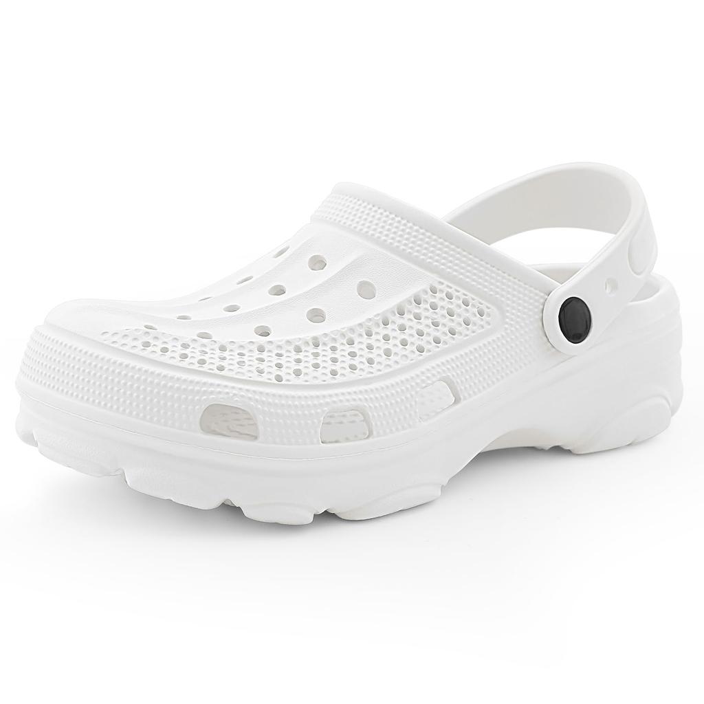 Men's Summer Clogs Slippers with Arch Support Womens Mens Garden EVA Clogs Shoes Unisex Cozy Slip-on Beach Holes Sandals