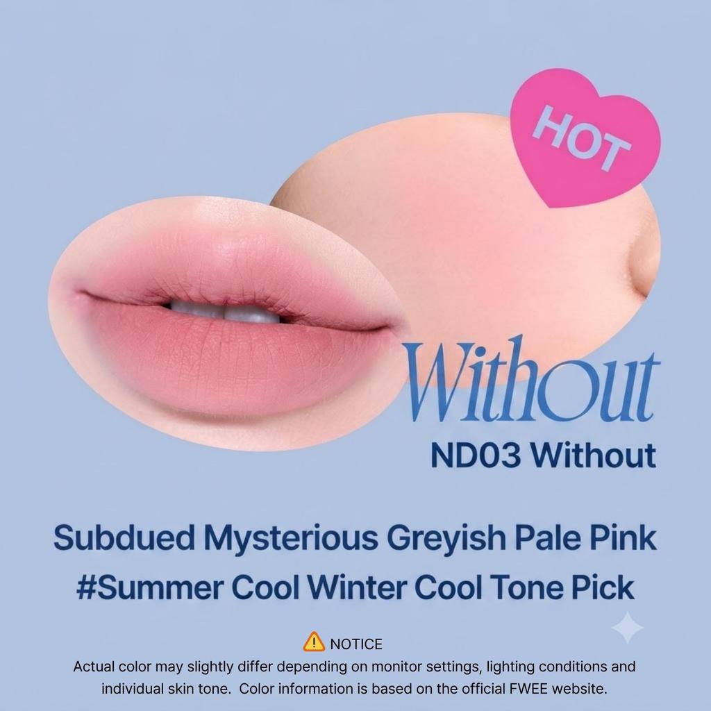 FWEE Lip & Cheek Blurry Pudding Pot #ND03 Without 5g