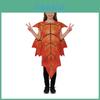 Game Themed Cosplay Costume With Polyester Maple Leaf Props For Halloween