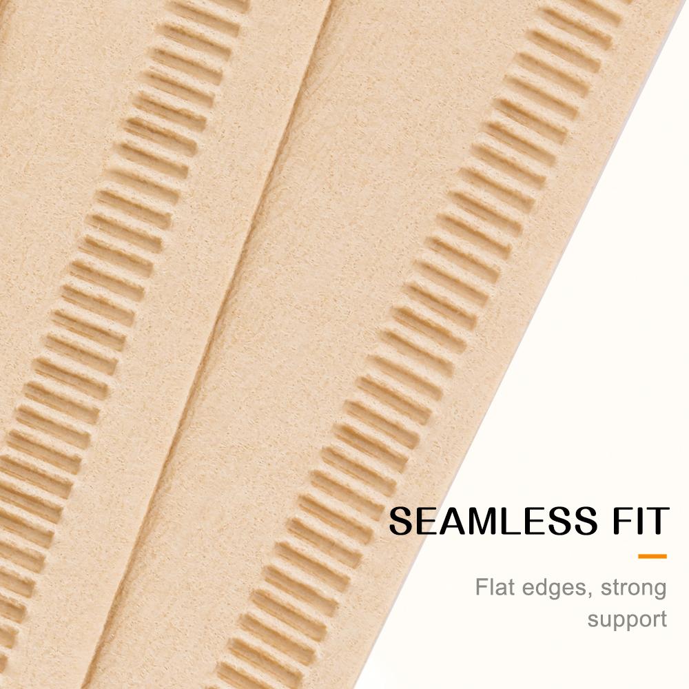 Disposable Wooden Coffee Filtration Paper Cone Shaped For V60 Dripper Coffee Filters Cup Drip Coffee Accessories Barista Tool