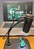 YRO Digital Microscope, USB Microscope with Stand, Dimmable Magnifier, LED Lighting, Easy Connection To PC and Smartphone (USB Connection)