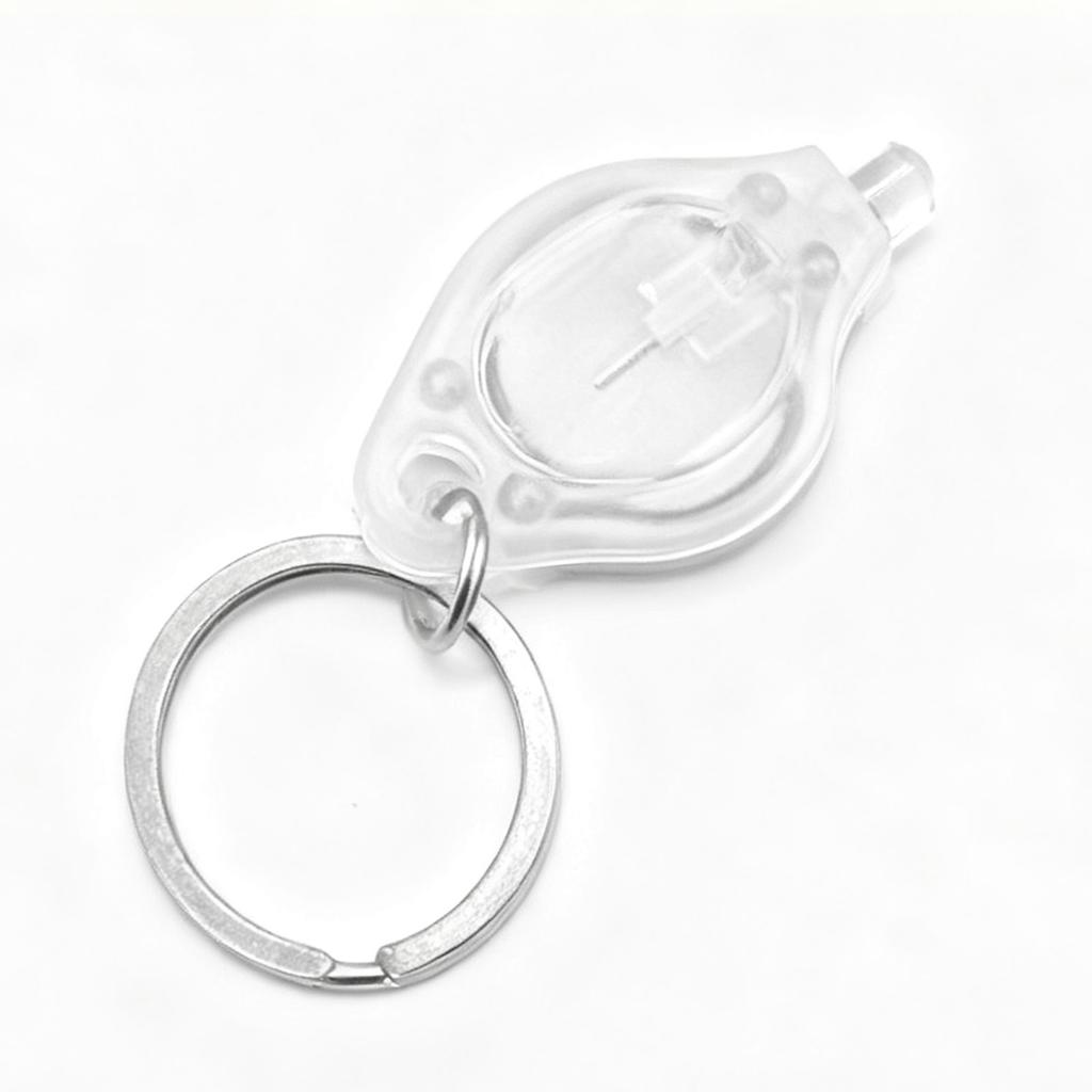 Schlüsselanhänger-Taschenlampe Ultra Mini Schlüsselring-Licht Rautenform für UV-Härtung Lila Licht