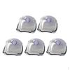 5 Pcs Toothbrush Holder Suction Hooks for Bathroom Washroom