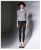 Women's High-Waist Slimming Lambskin Leather Pants: Sexy, Hip-Hugging, Casual, Long, and High Elasticity