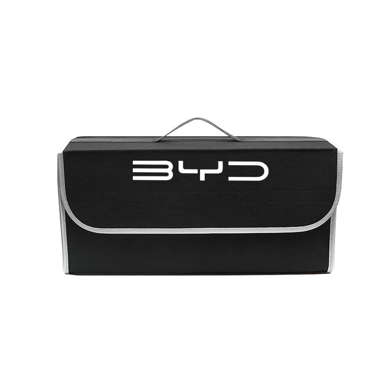 Car Trunk Storage Bag Organizer Sundries Stowing Tidying Box For BYD Tang F3 E6 Atto3 Yuan Plus Song Max F0 G3 I3 Ea1 Dmi 2din