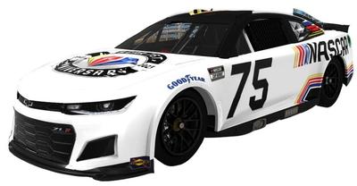 Salvinos Model Scale NASCAR 2023 Camaro ZL1 NASCAR 75th Diamond Anniversary Plastic Model Kit SJMNASCAR75 J.R. 1/24