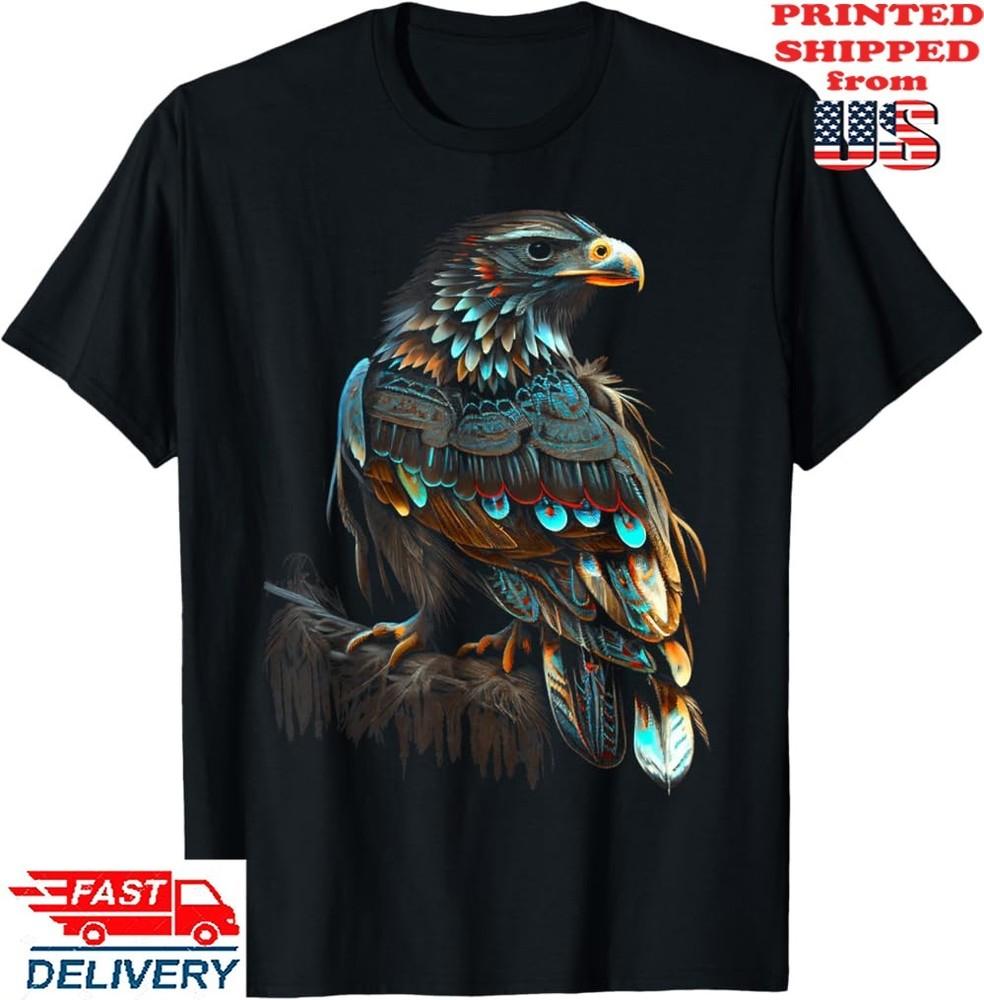 DIamond Dover Bird Native American Indian Northwest Tribal  T-Shirt, Unisex Tee Unisex T-Shirt XXXL