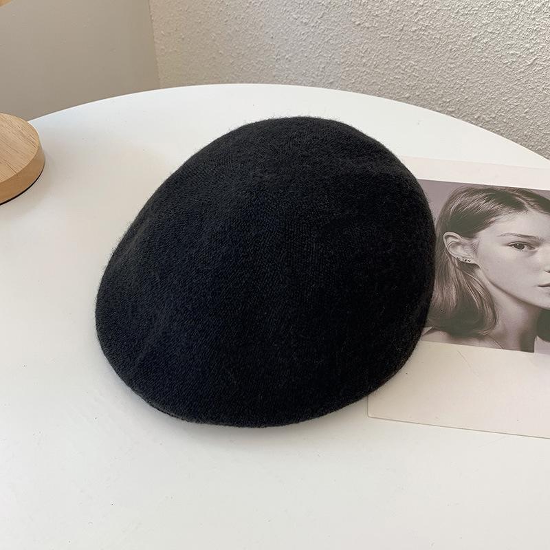 Korean New Wool Beret for Women's Spring and Autumn Style British Retro Painter Hat Trend Forward Hat Wear Autumn and Winter
