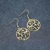 Tree of Life Ear Hook Earrings Simple Niche Elegant Versatile Earrings Earrings