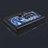 Stilvoller Gaming-Joystick mit 3,5-mm-Soundanschluss Blaue mechanische Tastenstecker Play-USB-Kabel für die Verwendung mit mehreren Geräten
