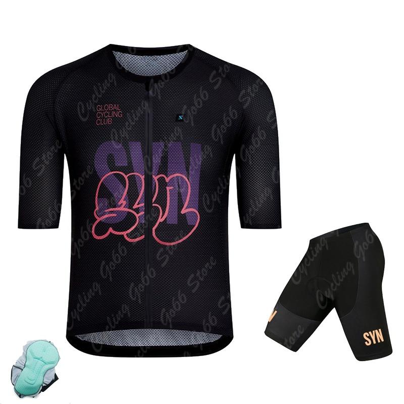 

2025 Cycling Jersey cycling set Cycling Racing Tops Short Sleeve Cyclist Clothes Shirt Maillot Summer Bicycle Bike Wear 3XL