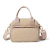 Solid Color Handbag Travel Crossbody Bag Lightweight Water-Repellent Nylon Bag Women's Shoulder Bag