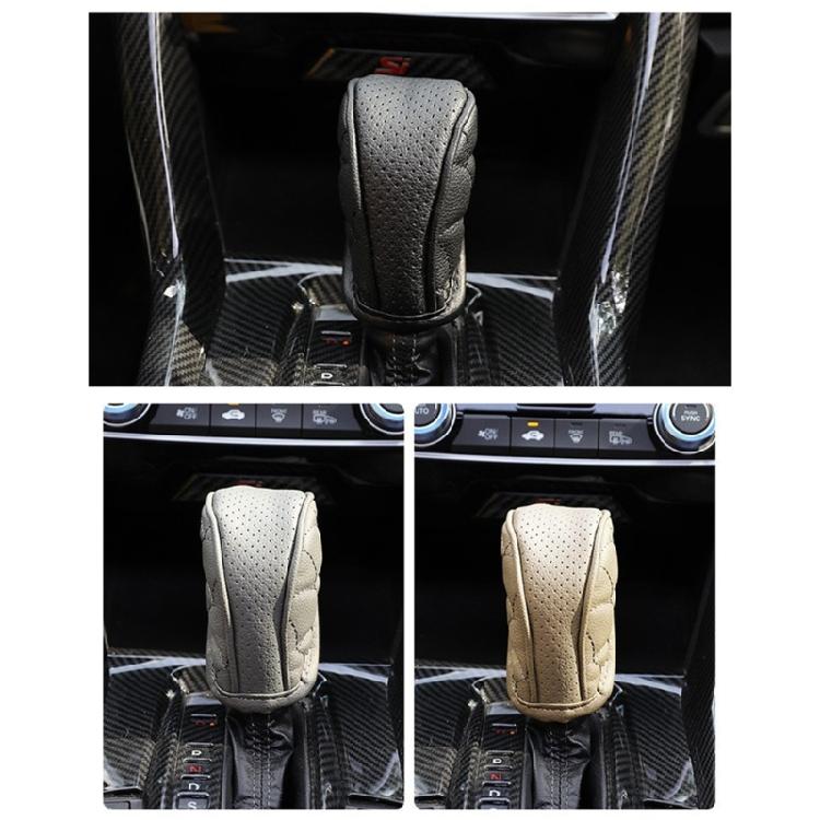 General  Gear Shifts Knob Cover PU Leather Comfortable Shifts Knob Cover Car Interior Accessories for Car & Trucks