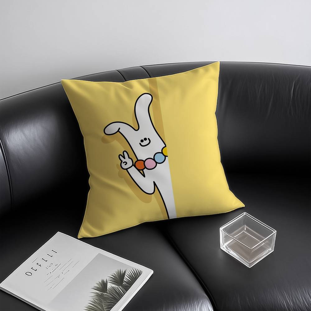 Peek-a-Boo Animals Pillow Case Anti-dustmite Invisible Zipper Sofa Bed