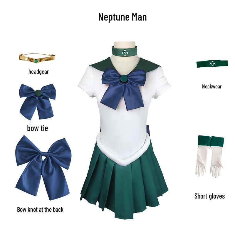 Cosplay kostým Sailor Moon Mizuki Rei pro děti a dospělé - Kompletní sada