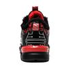 Fashion Children Winter Leather Cotton Shoes Boys Waterproof Warm Running Shoes Kids Outdoor Walking Casual Shoes Tennis Red Black