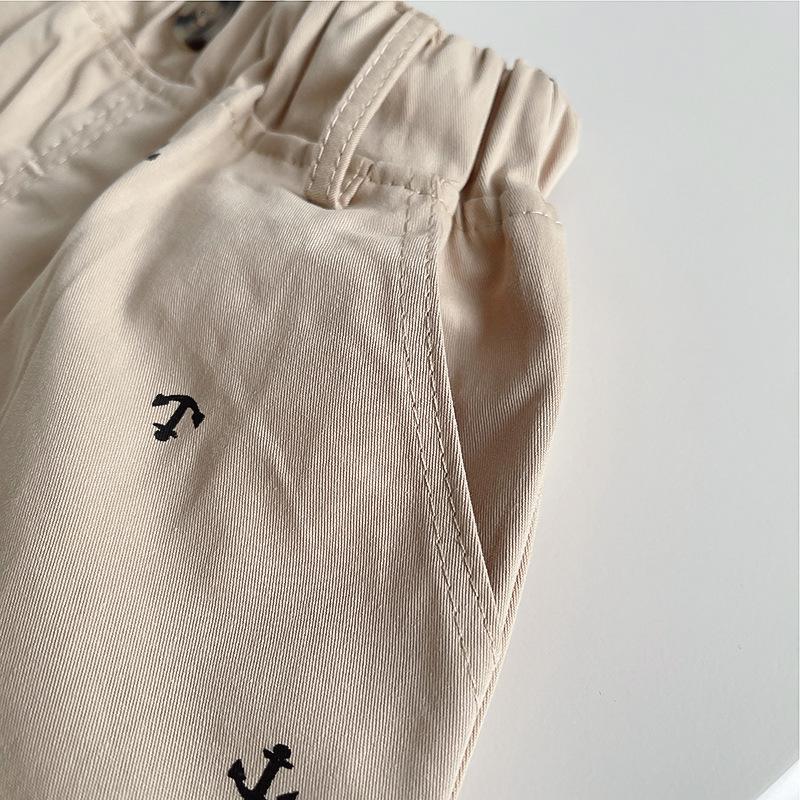 Boys Summer Outfit Set Baby Summer Thin Short Sleeve Polo Two Piece Short Style Short Children's Clothing