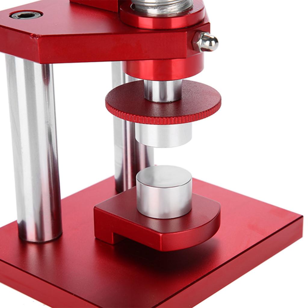 Screw Type Precise Crystal Bezel Watch Back Case Cover Press Tool with 20 Dies Pressing Repair