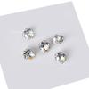 Pack of 5 Nails Art Charms 3D Nail Rhinestones Crystal Nail Gems Nails Art Decorations Nail Supplies for Acrylic Nails