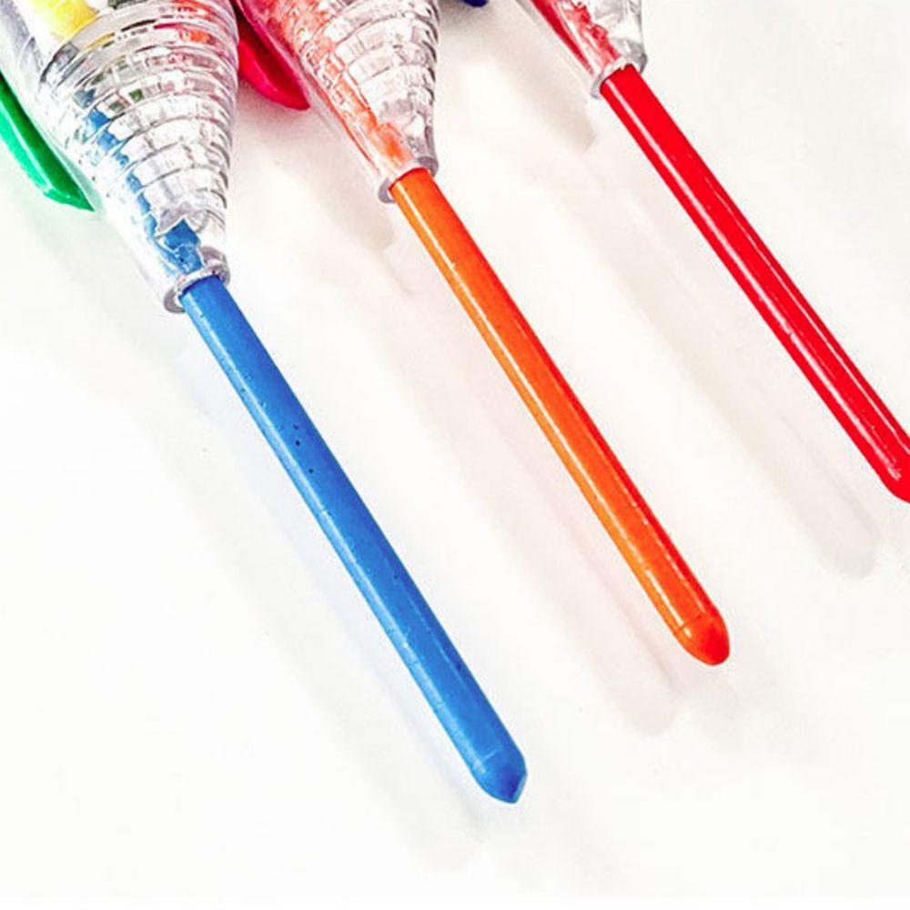 School Supplies Push Style Multicolor Crayons Colored Pencil Highlighter Marker Pen Oil Pastel