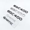 Chrome Silver Black Trunk Letters EQC400 4MATIC Emblems for Mercedes Benz EQC Electric Motor SUV AWD N293 Logo Accessories