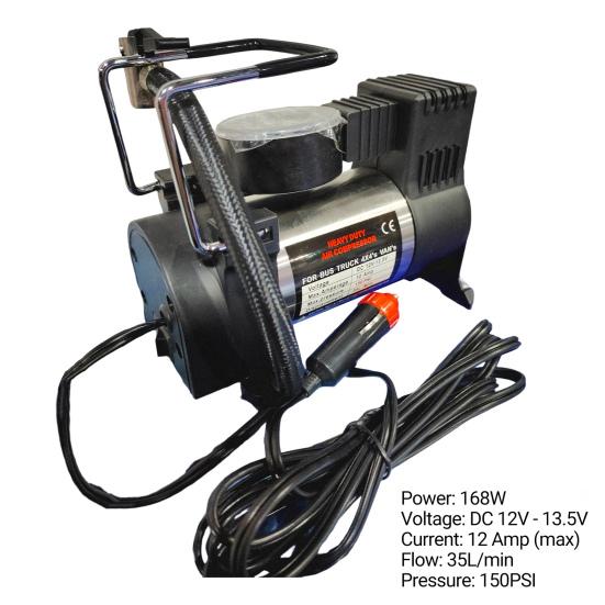 Solid Car Air Tire Air Pump High-Pressure Durable Refill Universal Car Electric Air Compressor