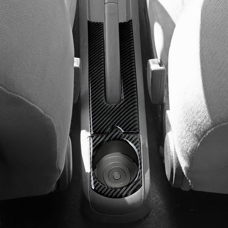 Per SEAT Cordoba Ibiza 6L (2002-2009) Accessori Trim Adesivo Interno in Fibra di Carbonio. Copertura Pannello Cambio Marce Console Centrale Auto.