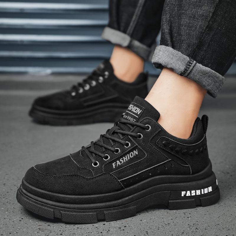 Роскошный бренд Мужские кроссовки Модные высокие повседневные туфли Нескользящие ботинки на платформе для мужчин Уличная рабочая обувь Safty Shoes Tenis Masculino