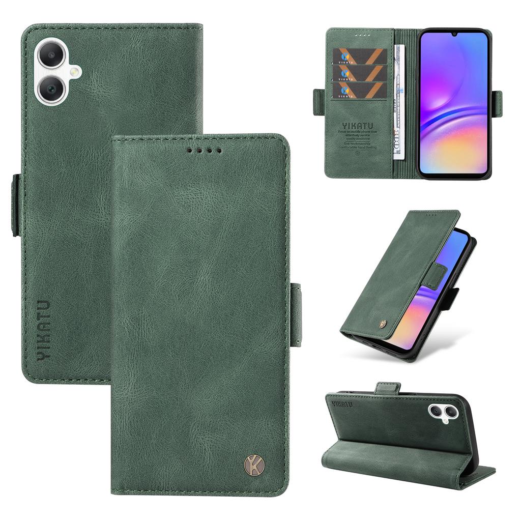 For Samsung Galaxy A07 4G/A06 5G/A06 4G Leather Case YIKATU YK-005 Skin-touch Feeling Wallet Phone Cover