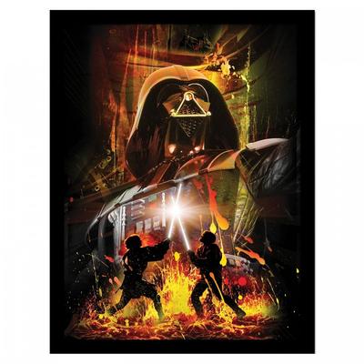 Episode III Epic Battle Framed Poster