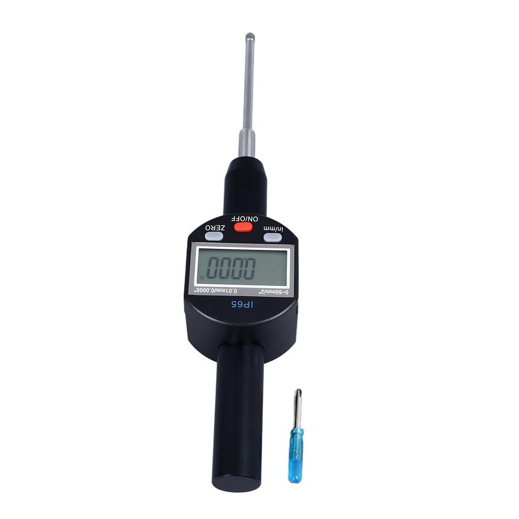 Digitale Messuhr 0,01mm 0,0005 Zoll Auflösung 0 bis 50 mm 2 Zoll Reichweite IP65 wasserdicht elektronisch