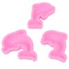 Dolphins Whale Shape 3D Silicone Cake Soap Candle Molds Kitchen Baking Fondant