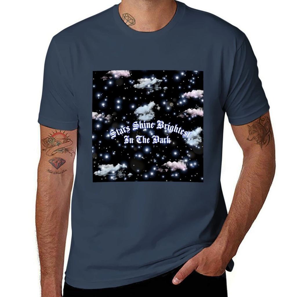 Stars Shine TShirt Basic Tee Shirt for Everyday Outfit