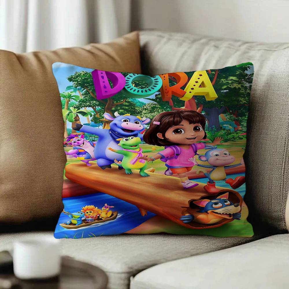 Cartoon DDora The EExplorer Pillow Anime Pillow Sofa Bed Head Pillow Cover Cushion Cover x cm Fashion