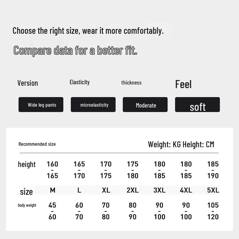 TonLion Men's Loose Fit Wide-Leg Casual Pants