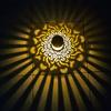 Solar-Powered Datura Lantern Light Wall Lamp Outdoor Garden Patio Walkway Decorations Lighting for Garden Decor