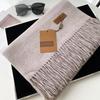 Women's 300g Solid Color Imitation Cashmere Scarf – High-End, All-Match, Warm Autumn/Winter Shawl.