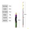 Fishing Pole Carbon Material Ice Fishing Rod Raft Design Shrimp Fishing Spinning Rod 61cm Length Carp Fishing Pole Ice Fishing