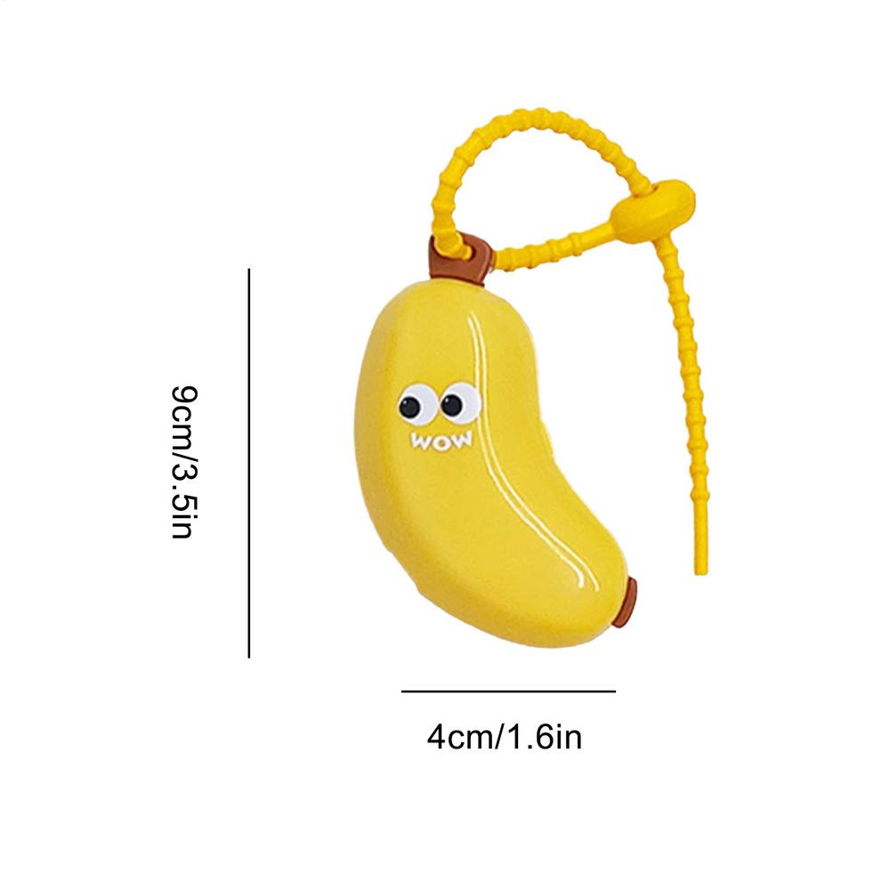 

Toothbrush Head Cover Banana Shape Portable Toothbrush Protector Bathroom Accessories for Family Boys Girls Daughter Son Teens
