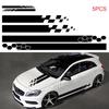 5 Pieces  Vinyl Car Side Sticker Auto Body Racing Sports Decals Universal Car Truck DIY Decal Stripe Vinyl Stickers Decoration