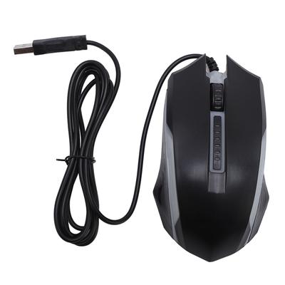 Przewodowa mysz USB z kablem 4,9 stopy 1200 DPI Czuła Wygodny chwyt Optyczna mysz komputerowa RGB dla