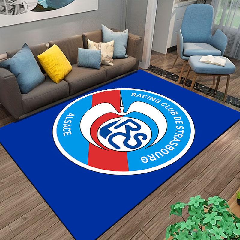 Racing Club Strasbourg Logo Suitable As a Non-slip Mat for the Living Room or Bedroom Sofa